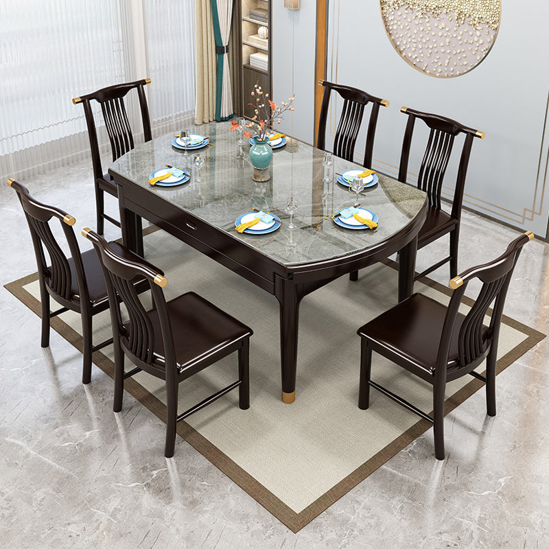 Glam Round Sintered Stone Table StrENDeerbare standaard eettafel voor keuken
