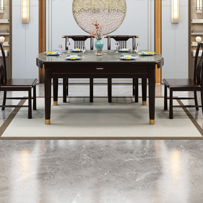 Glam Round Sintered Stone Table StrENDeerbare standaard eettafel voor keuken