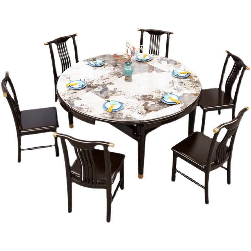 Glam Round Sintered Stone Table StrENDeerbare standaard eettafel voor keuken
