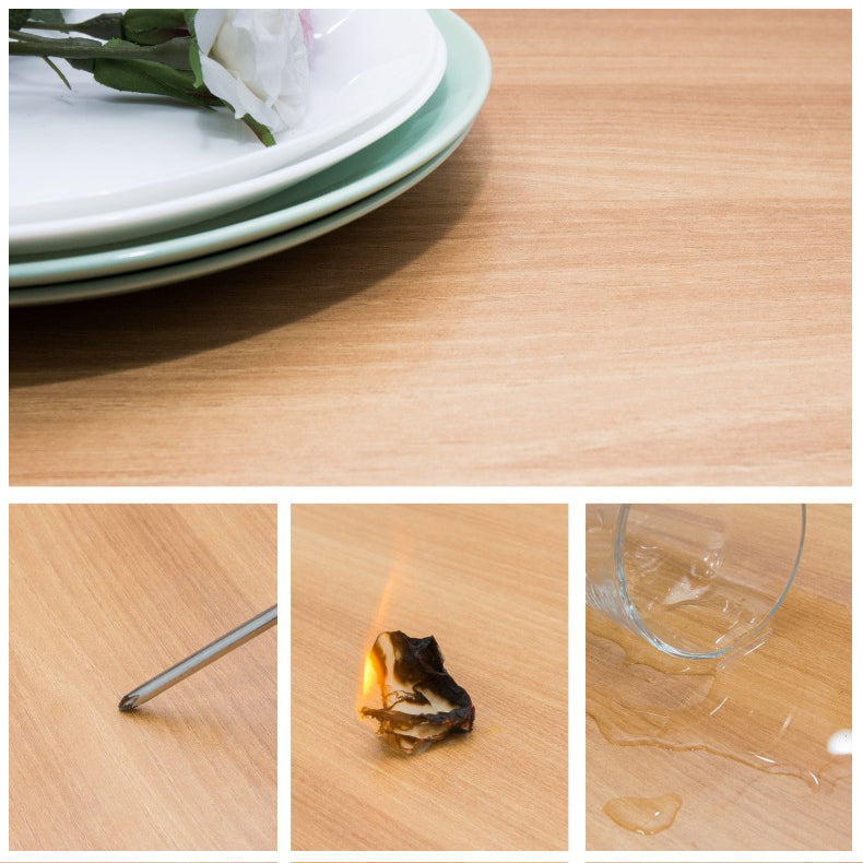 Tableau à manger moderne du milieu du siècle 39.37 "L Table à manger à feuille à feuille en bois pour usage domestique