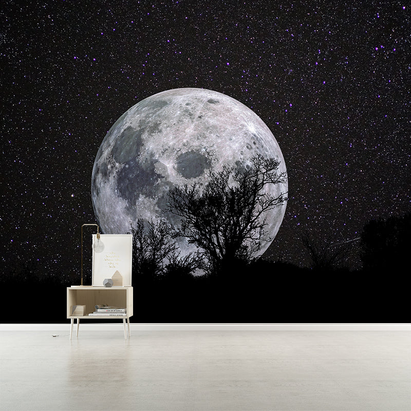 Galaxy Wall Mural Customized Modern Wall Covering for Bedroom, Water Resistant