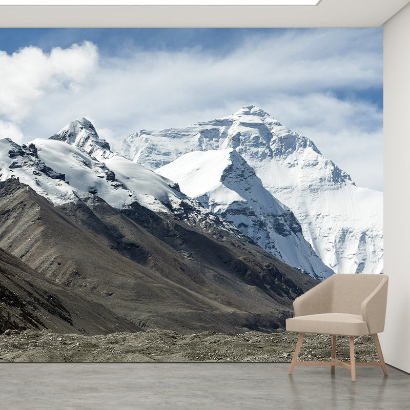 Mount Everest Wall Mural Stain Resistant Wall Covering for Living Room Bedroom