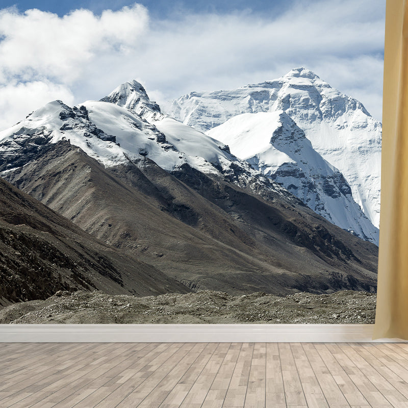 Mount Everest Wall Mural Stain Resistant Wall Covering for Living Room Bedroom