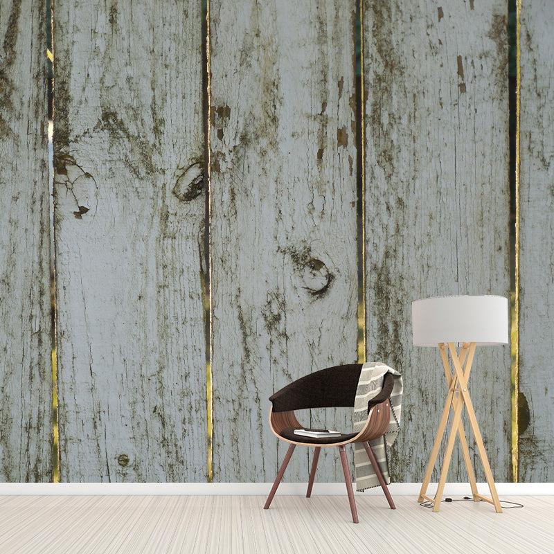 Wood Grain Mural Wallpaper Modern Bedroom Decoration, Custom Size Available