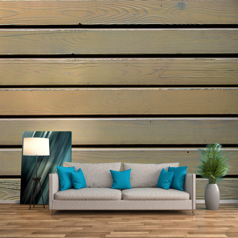 Wood Grain Mural Wallpaper Modern Bedroom Decoration, Custom Size Available