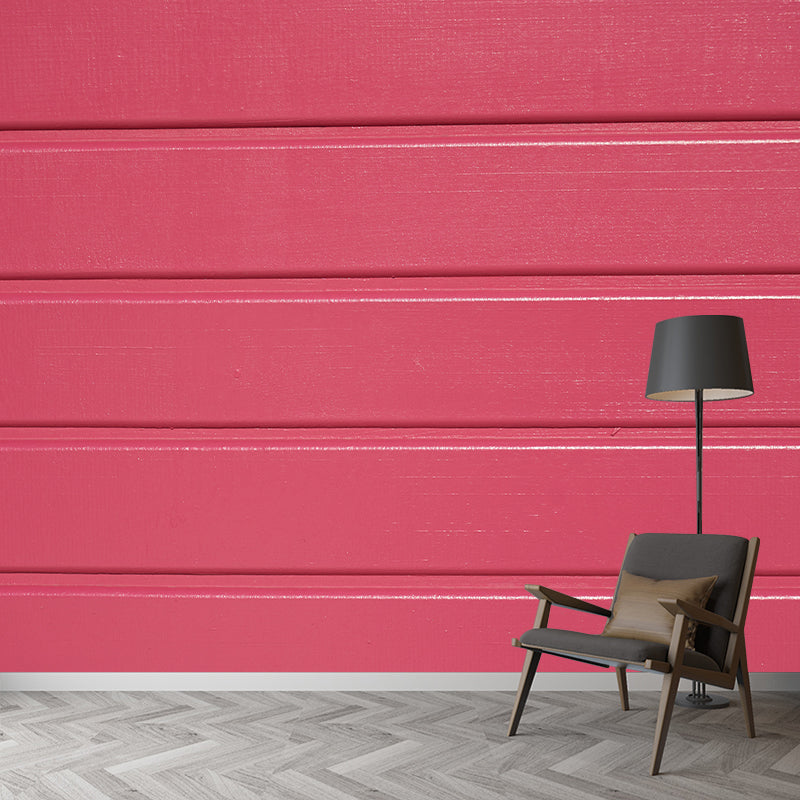 Wood Grain Mural Wallpaper Modern Bedroom Decoration, Custom Size Available