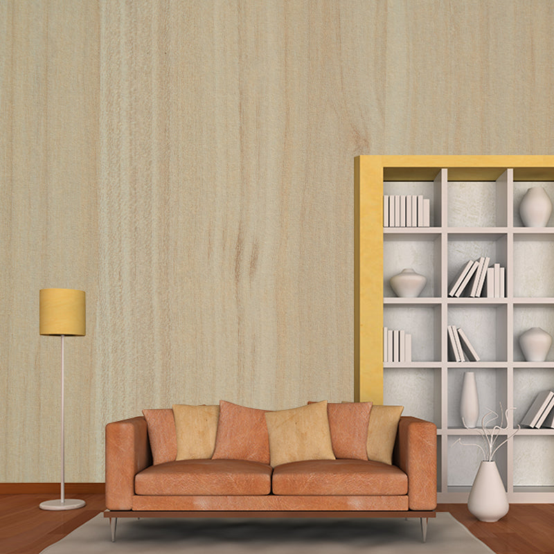 Wood Grain Industrial Style Mural for Dining Room, Personalized Size Available