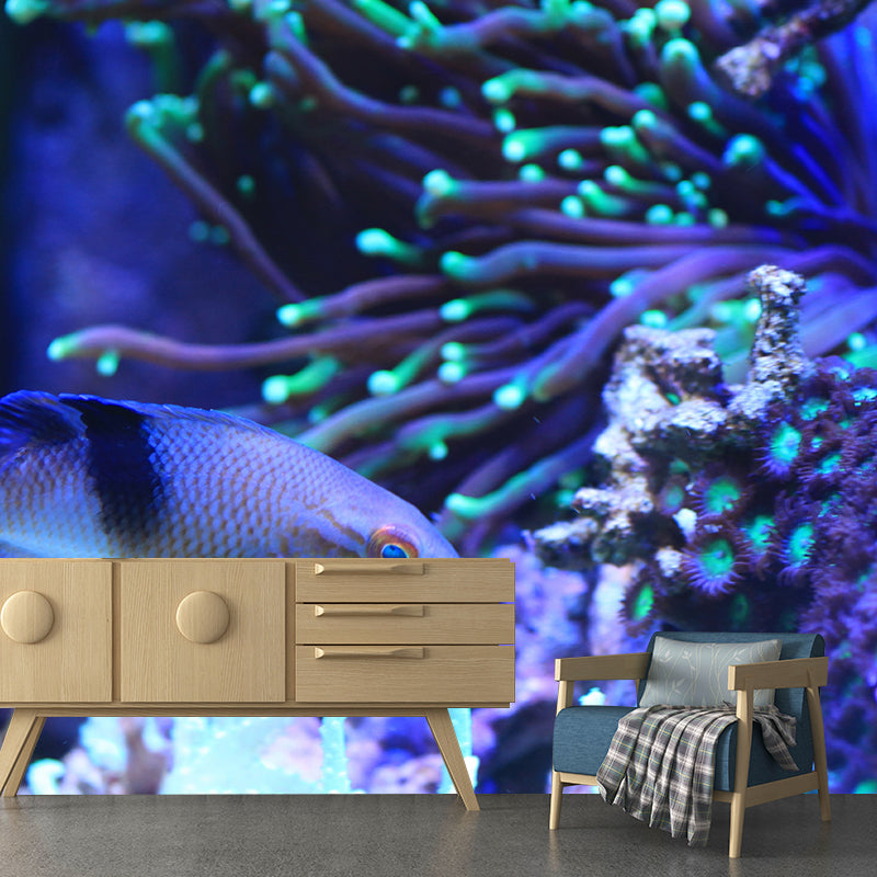 Creatures Mural Wallpaper Modern Bedroom Decoration, Custom Size Available