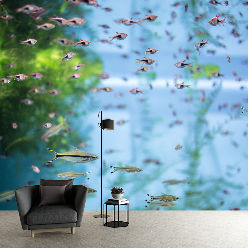 Tropical Creatures Removable Wall Mural for Sleeping Room Home Decor, Waterproofing