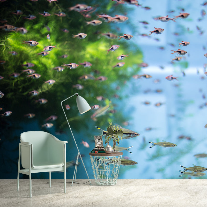 Tropical Creatures Removable Wall Mural for Sleeping Room Home Decor, Waterproofing