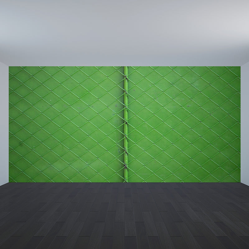 Industrial Style Fence Metal Mural for Dining Room, Personalized Size Available