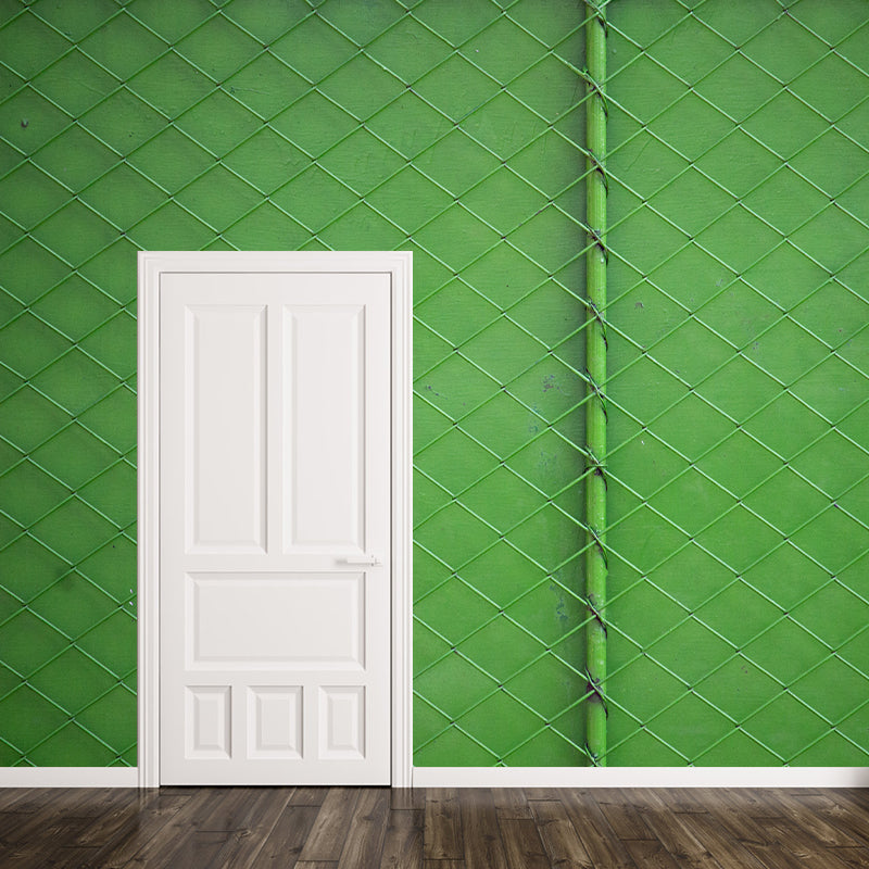 Industrial Style Fence Metal Mural for Dining Room, Personalized Size Available