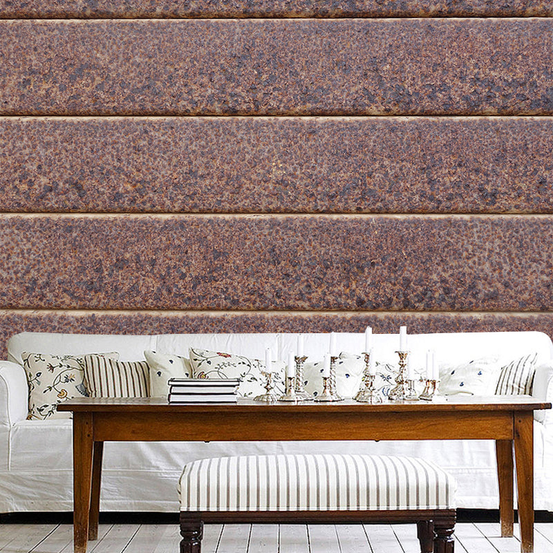 Metal Industrial Style Wall Mural for Dining Room, Personalized Size Available