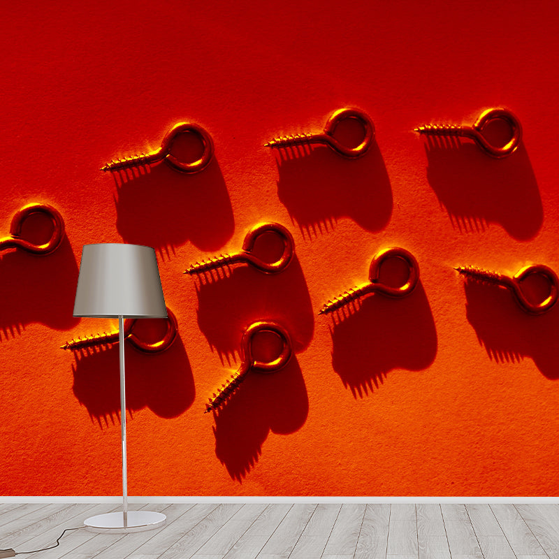 Metal Industrial Style Wall Mural for Dining Room, Personalized Size Available