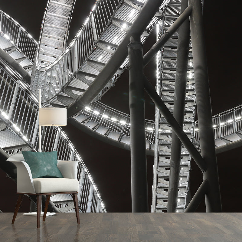 Space Extension Wall Mural for Dining Room, Personalized Size Available