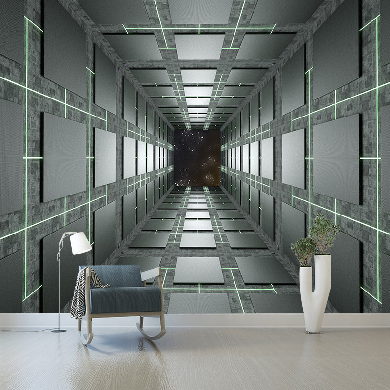 Space Extension Wall Mural for Dining Room, Personalized Size Available