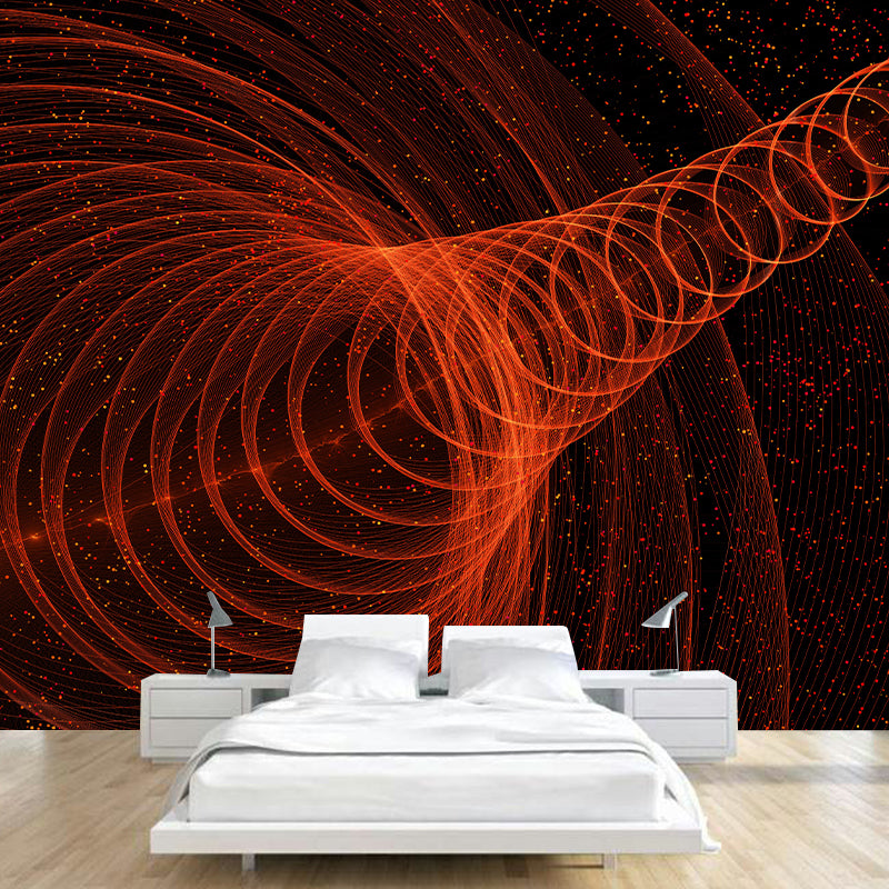 Abstract Physical Molecule Wall Mural Environment Friendly for Living Room