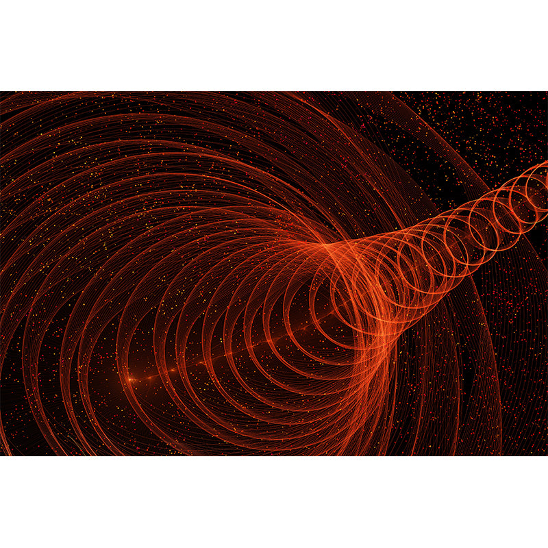 Abstract Physical Molecule Wall Mural Environment Friendly for Living Room