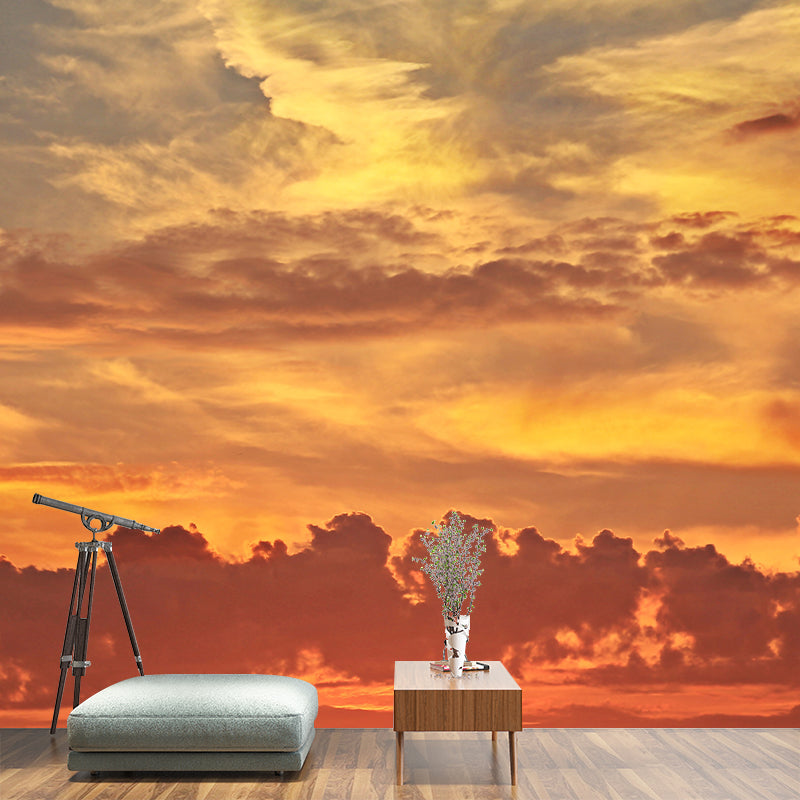 Afterglow View Removable Wall Mural for Sitting Room, Customized Size Available