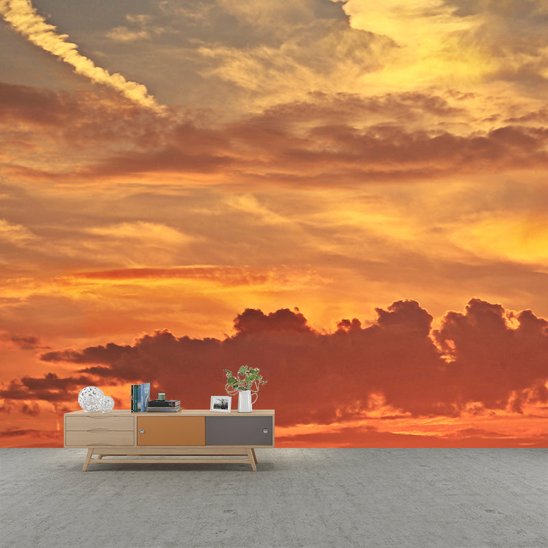 Afterglow View Removable Wall Mural for Sitting Room, Customized Size Available