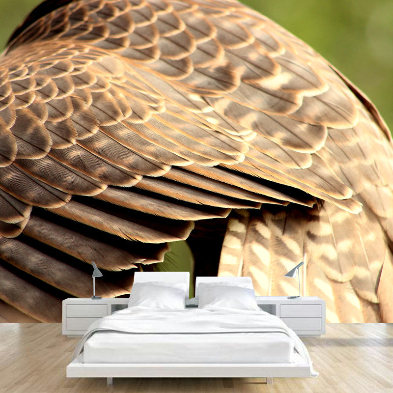 Feather Removable Wall Mural for Sitting Room, Customized Size Available