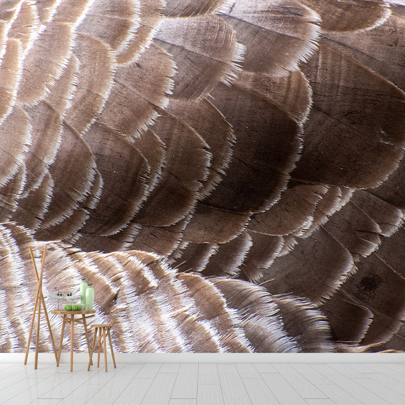 Feather Removable Wall Mural for Sitting Room, Customized Size Available