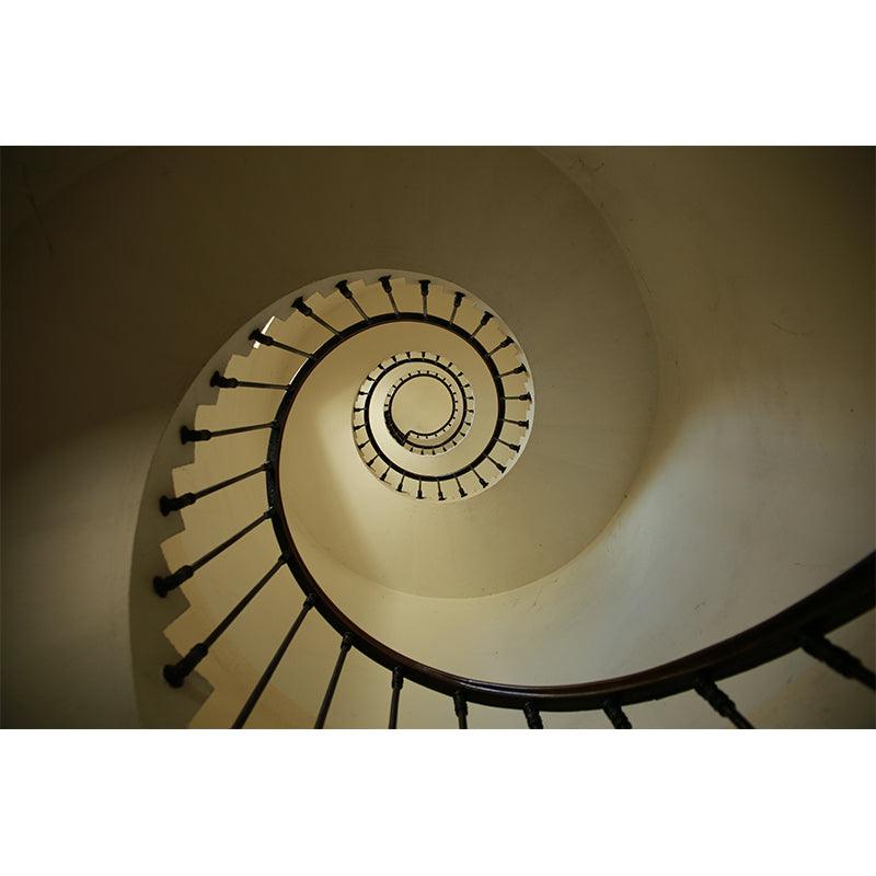 Spiral Staircase Space Extension Mural for Guest Room, Personalized Size Available