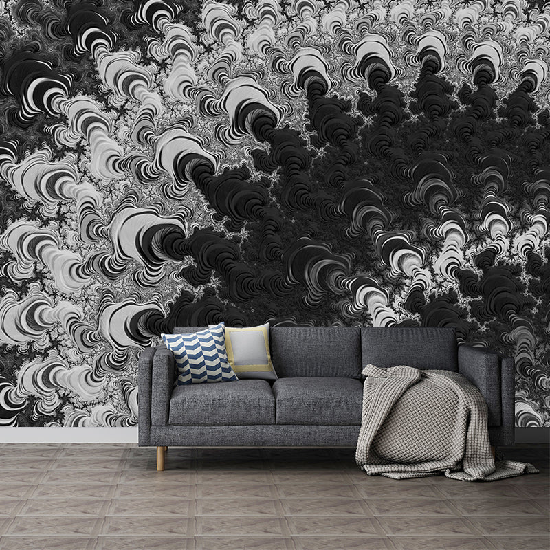 Mildew Resistant Abstract Pattern Mural Wallpaper Decorative Wall Art for Home
