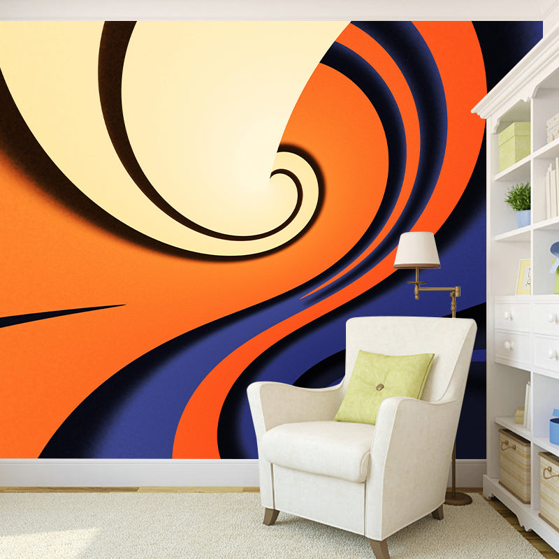Mildew Resistant Abstract Pattern Mural Wallpaper Decorative Wall Art for Home