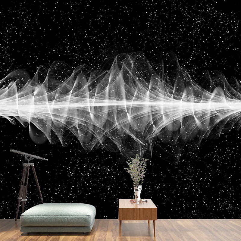 Mildew Resistant Abstract Pattern Mural Decorative Wall Covering for Room