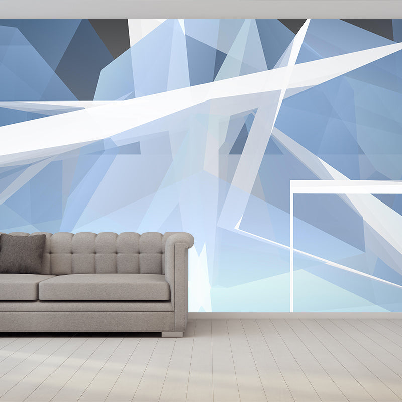 Mildew Resistant Abstract Pattern Mural Decorative Wall Covering for Room