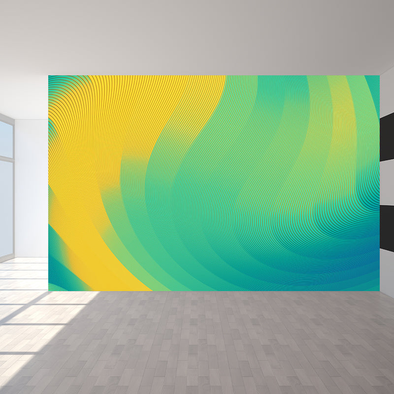 Stain Resistant Abstract Pattern Mural Wallpaper Decorative Wall Art for Room