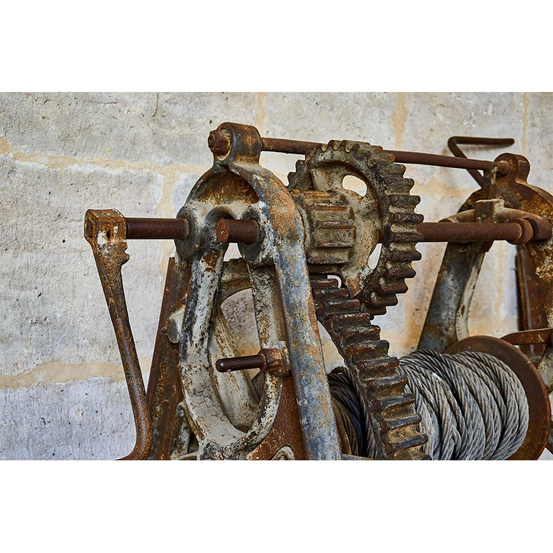 Stain Resistant Industrial Style Mural Wallpaper Metal Decorative Wall Art