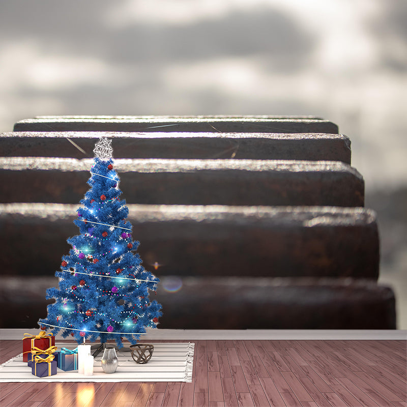 Industrial Style Metal Wall Mural Wallpaper Wall Art for Wall Decor