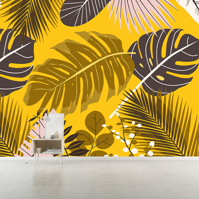 Tropical Plants Mildew Resistant Mural Decorative Wall Art for Decoration