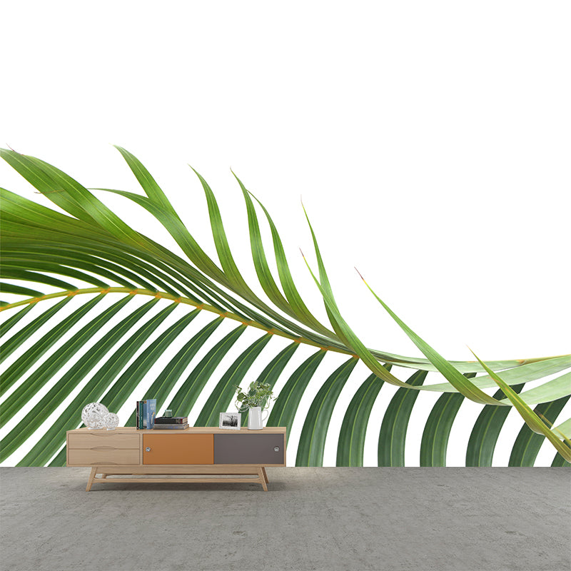 Mildew Resistant Tropical Plant Mural Wallpaper Decorative Wall Art for Bedroom