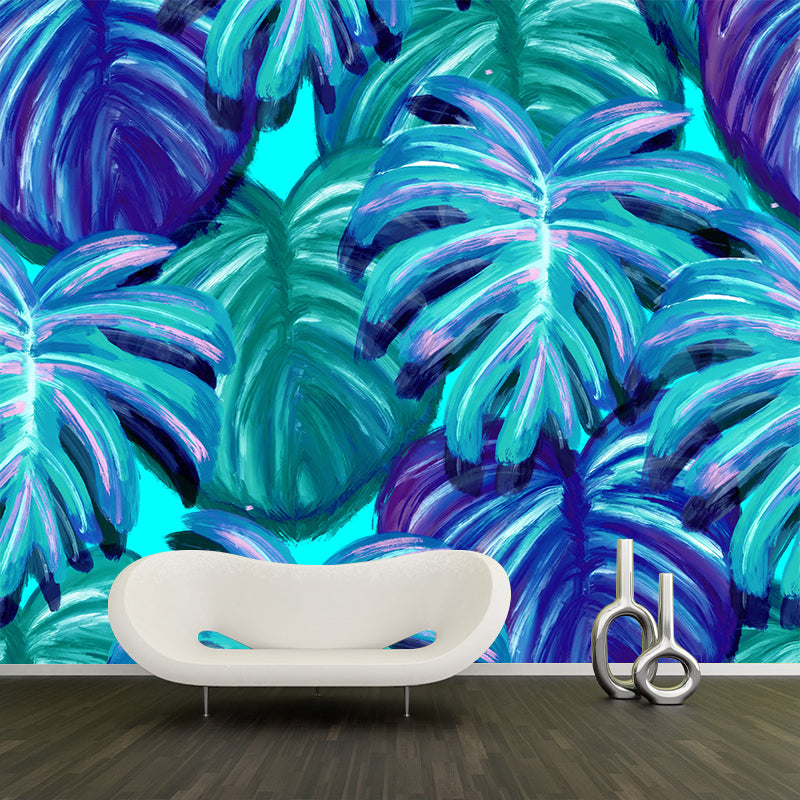Eco-friendly Tropical Plant Mural Wallpaper Decorative Wall Art for Home Decor