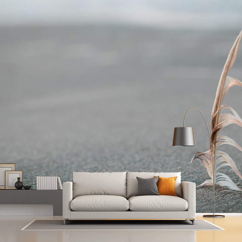 Mildew Resistant Bird Feather Mural Wallpaper Decorative Wall Art for Living Room