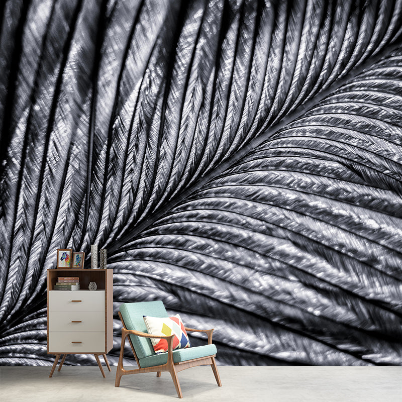 Waterproofing Bird Feather Mural Wallpaper Decorative Wall Art for Home