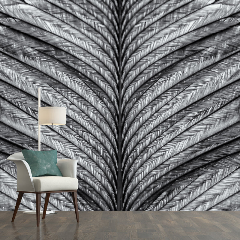 Bird Feather Mildew Resistant Mural Wallpaper Decorative Wall Art for Home Decor