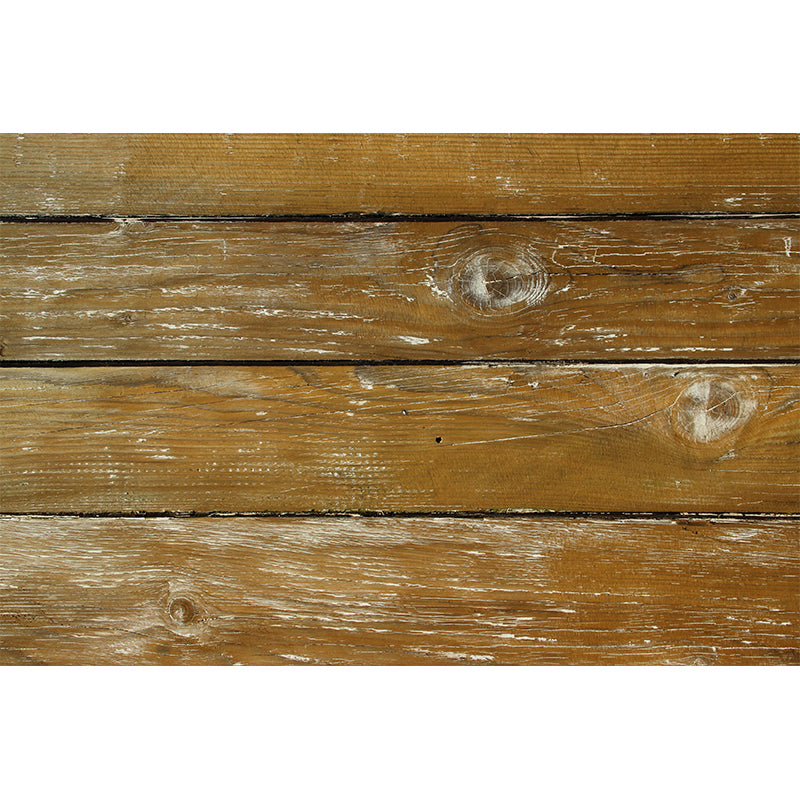 Wooden Photo Removable Mural Wallpaper Moisture Resistant for Guest Room