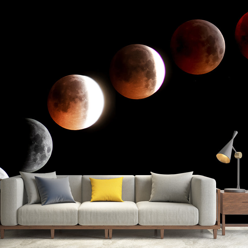 Customized Galaxy Wall Mural Mildew Resistant Wallpaper for Dining Room