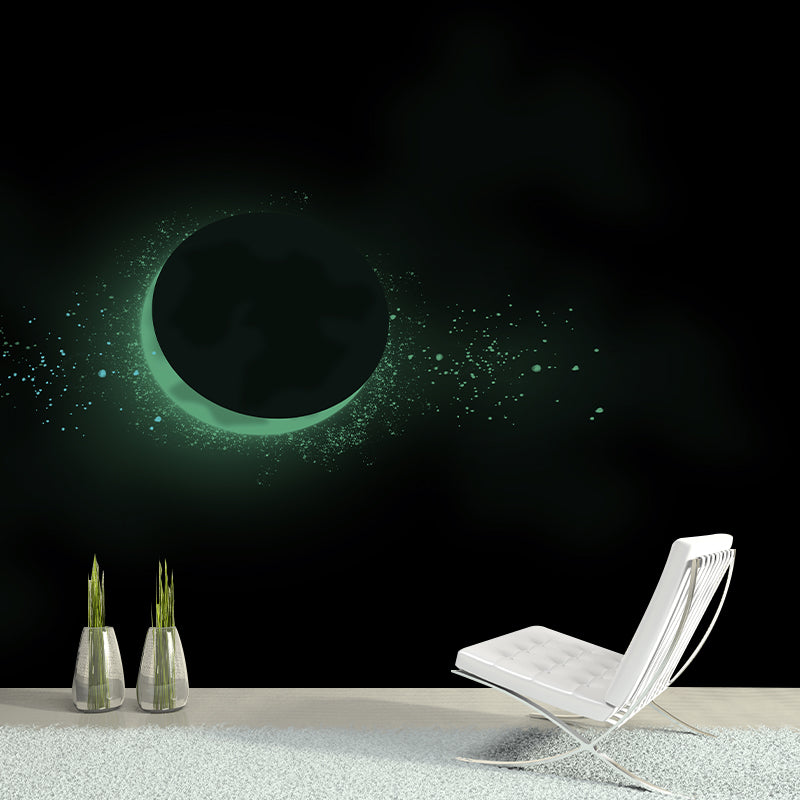 Customized Galaxy Wall Mural Mildew Resistant Wallpaper for Dining Room