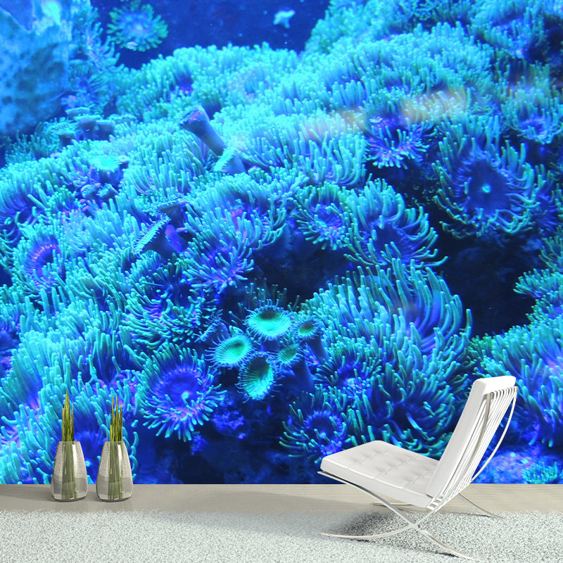 Underwater Pictures Mural Moisture Resistant Wall Decor for House Interior
