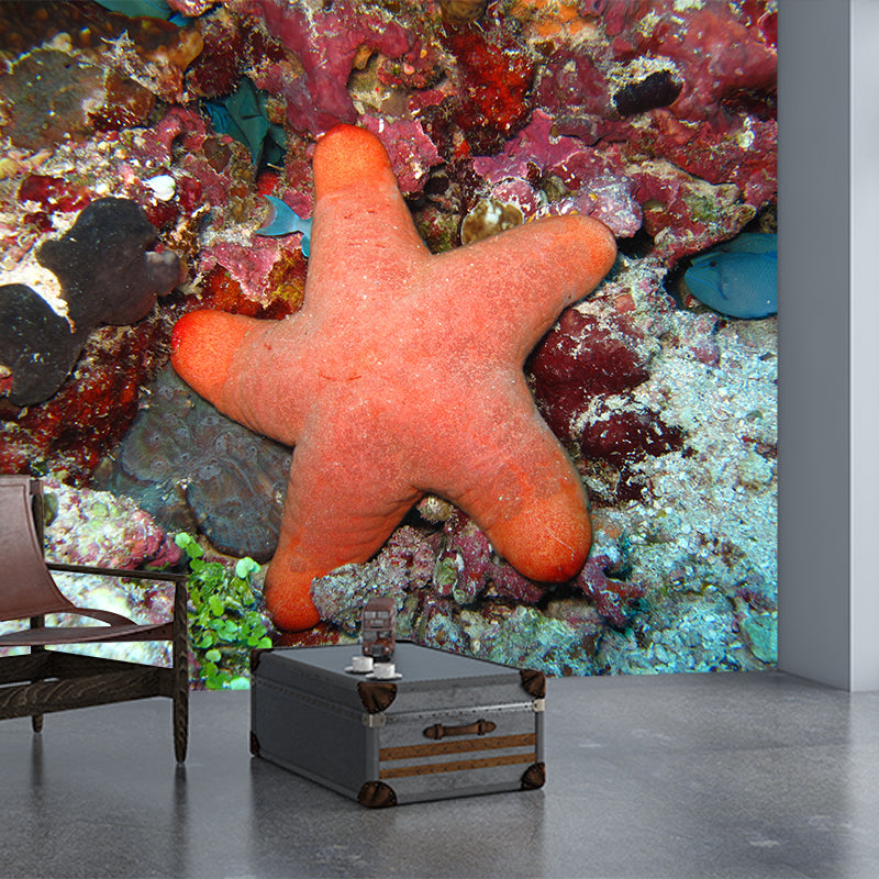 Underwater Pictures Mural Moisture Resistant Wall Decor for House Interior