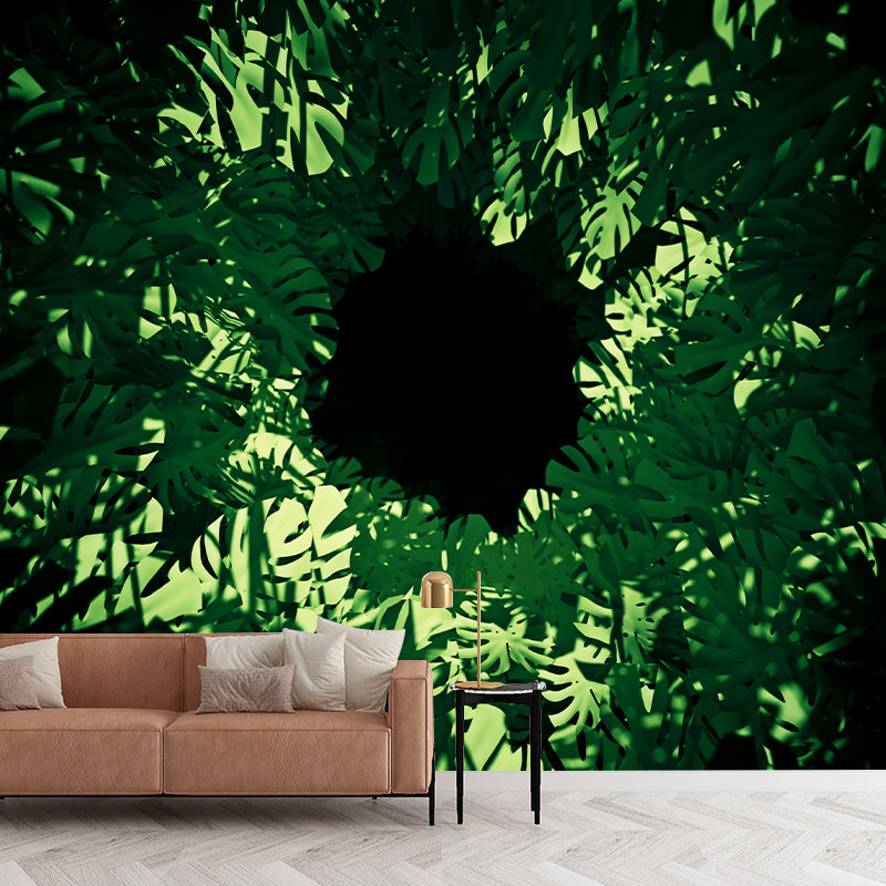 Tropical Mural Personalized Size Wall Covering for Sleeping Room, Water Resistant