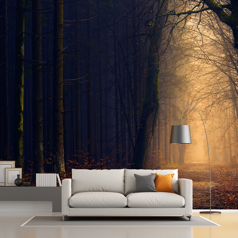 Space Extension Bedroom Mural Wallpaper Photography Mildew Resistant