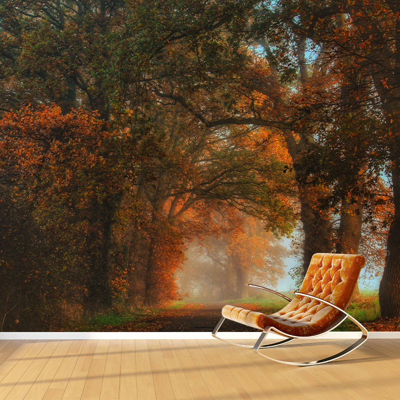 Photography Style Space Extension Mural Wallpaper Mildew Resistant for Room