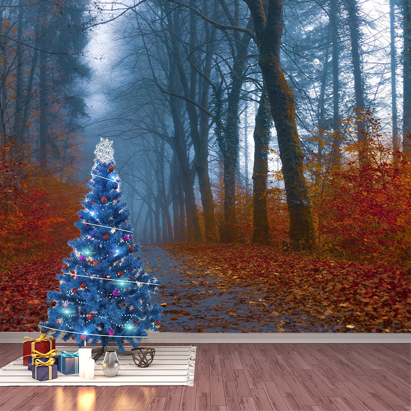 Photography Style Space Extension Mural Wallpaper Mildew Resistant for Room