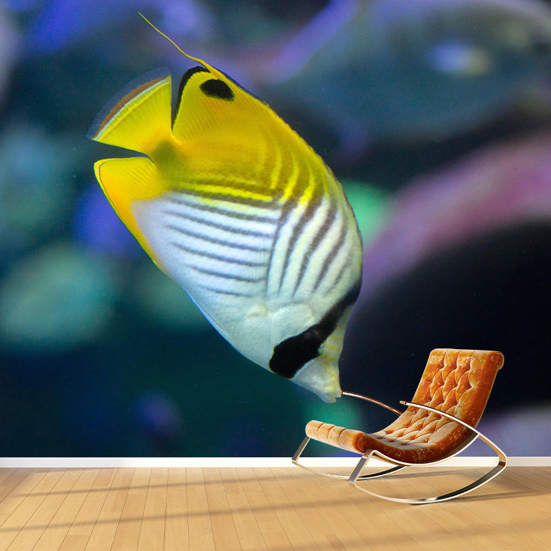 Stain Resistant Seabed Mural Wallpaper Tropical Beach Style for Wall Decor